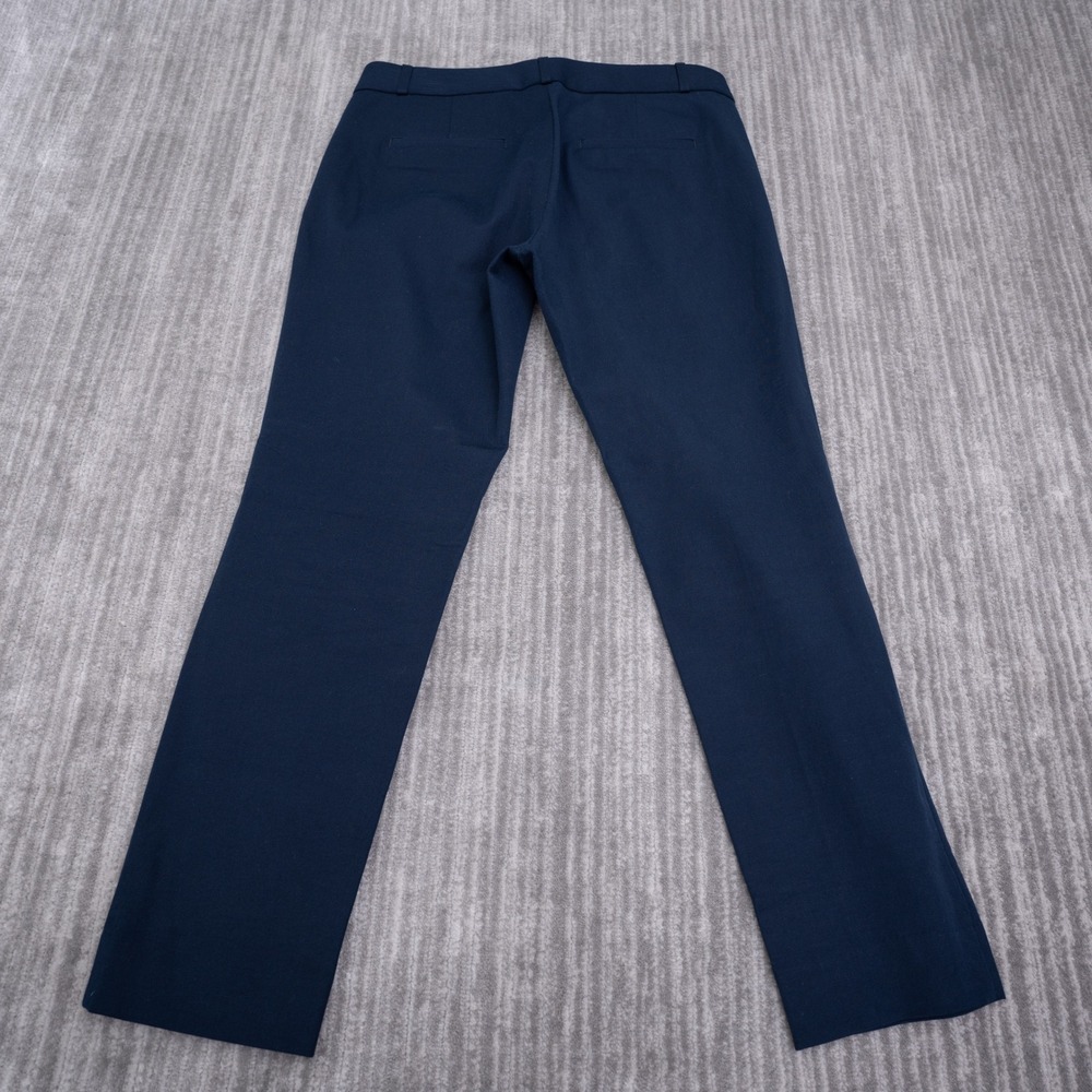 Banana Republic Sloan Navy Blue Slim Leg Dress Pants Womens Size 8 Bi-Stretch - Picture 2 of 9